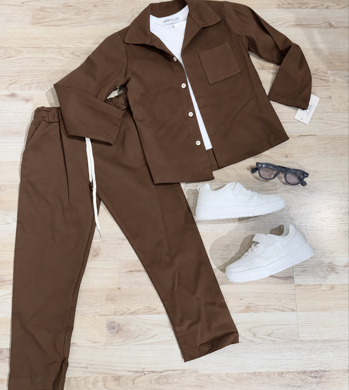 Coordinato BIMBO MARRONE 🍂