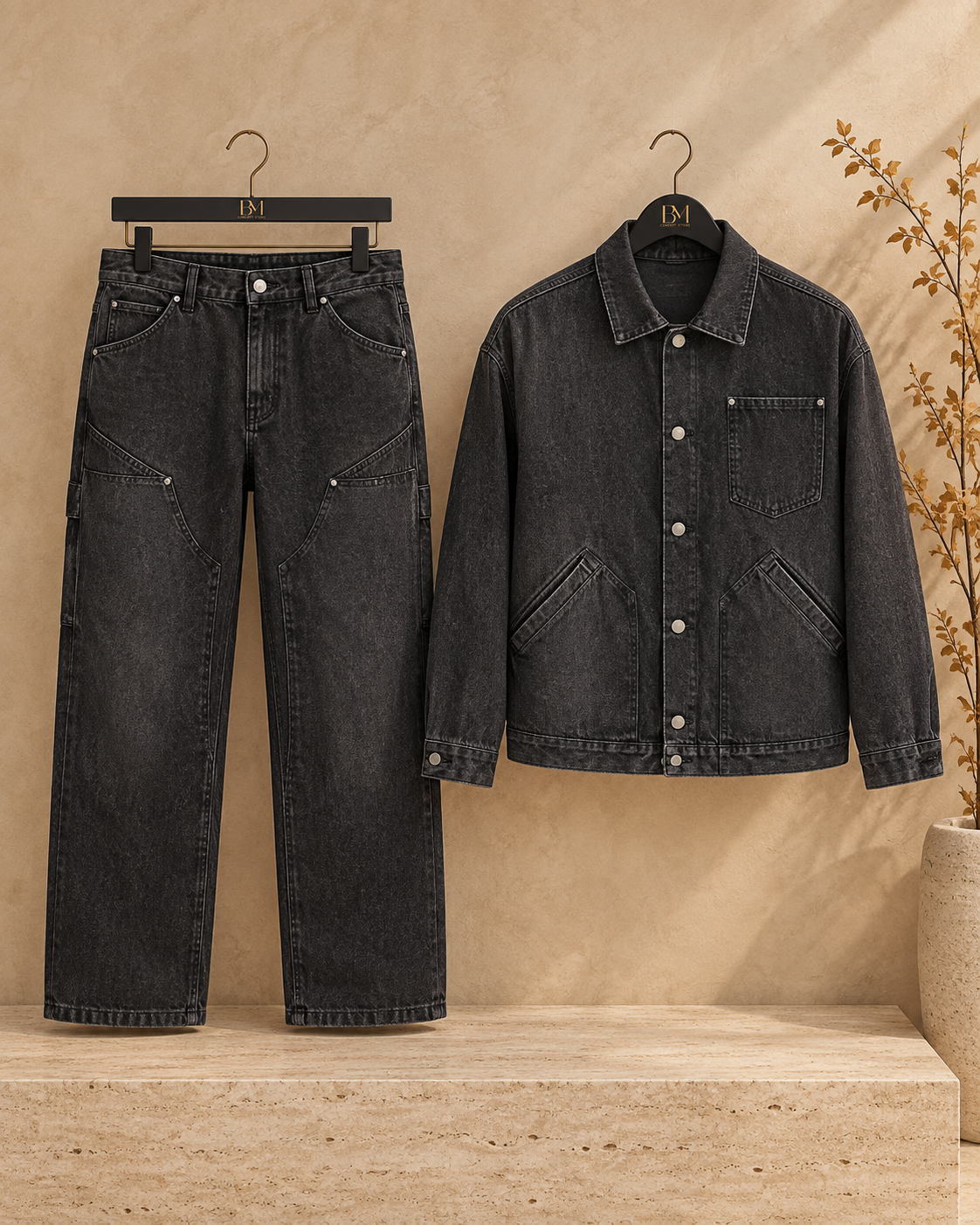 Coordinato In denim GREY