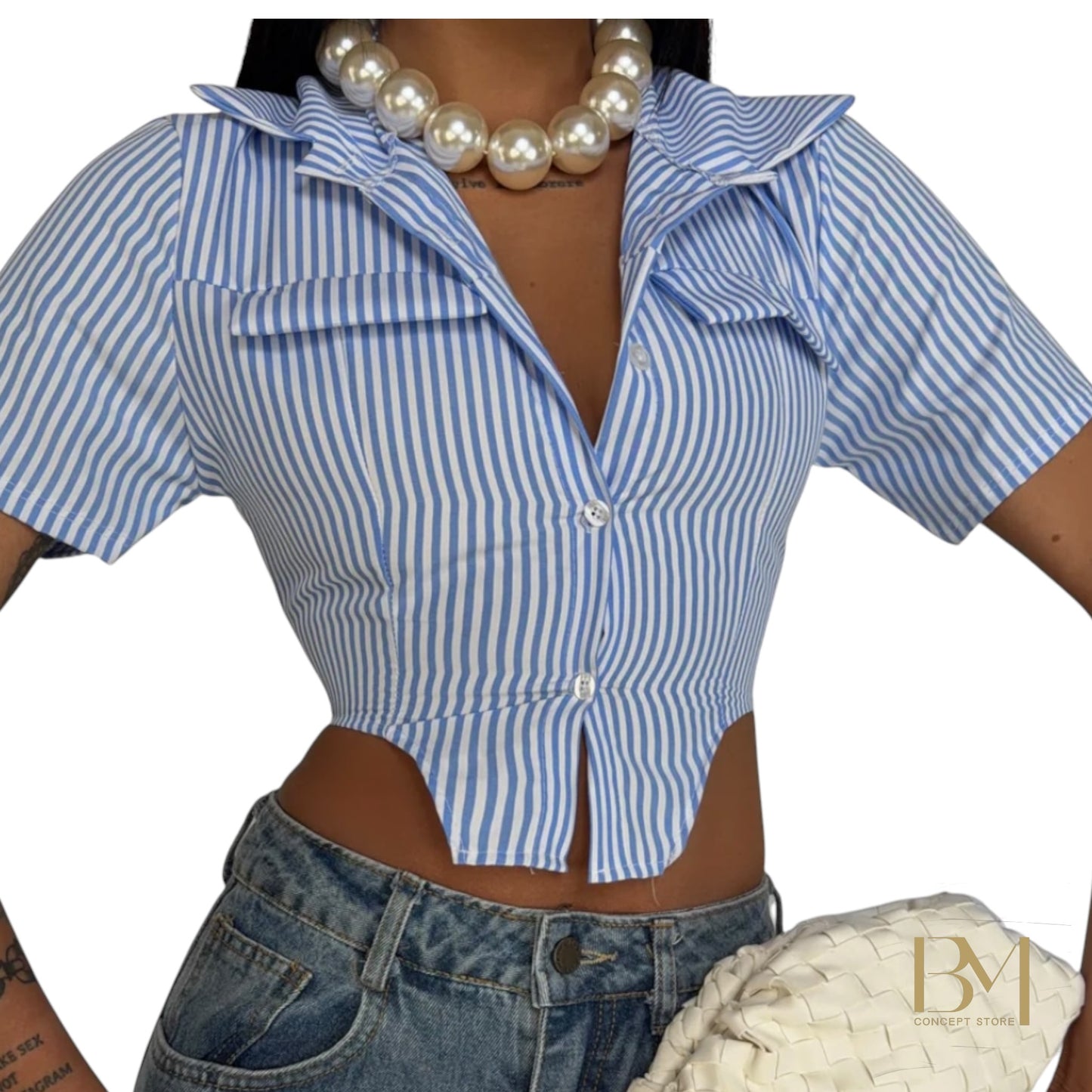 Camicia MONDAY AZZURRA👔