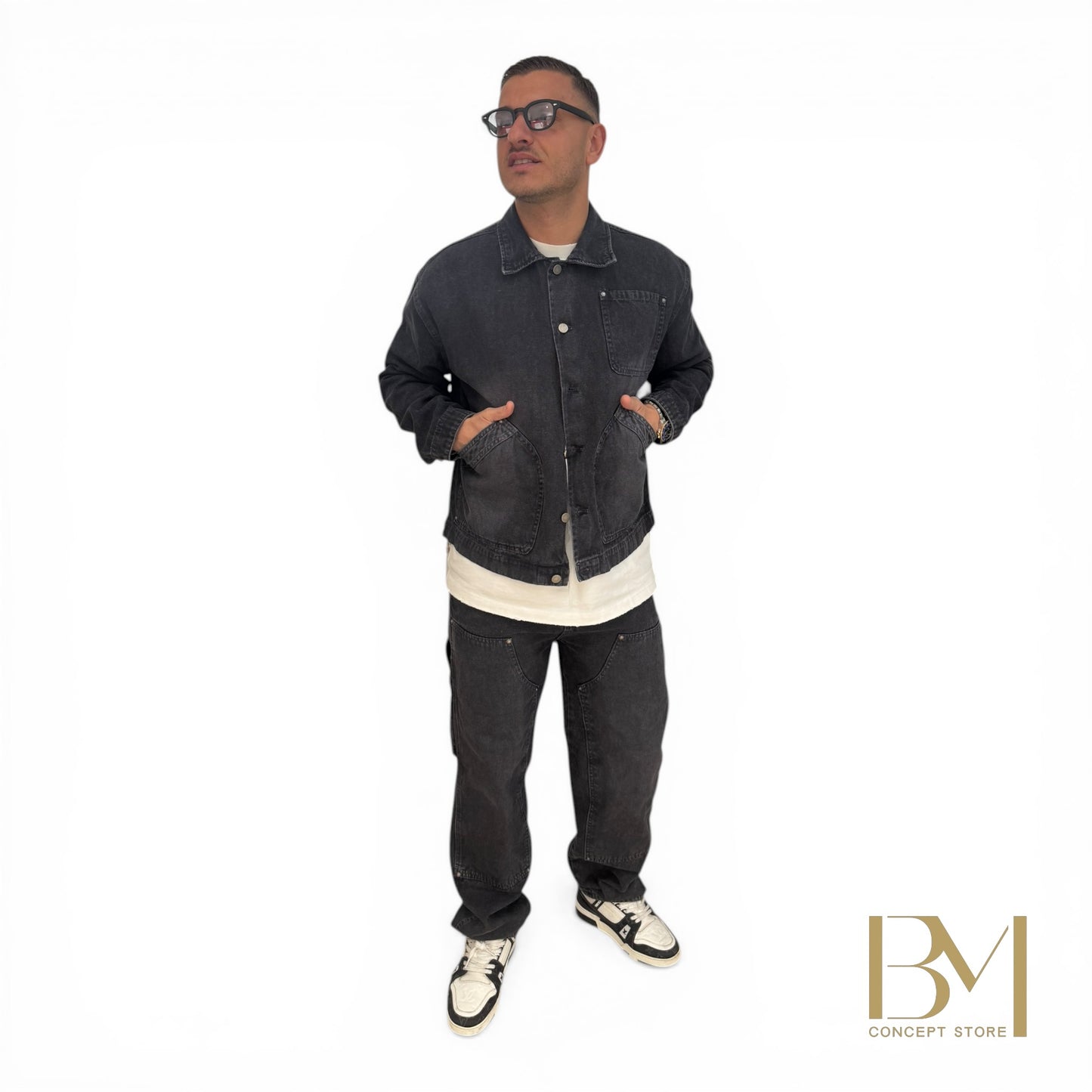 Coordinato In denim GREY