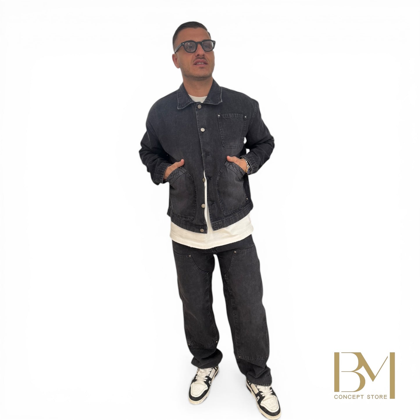 Coordinato In denim GREY