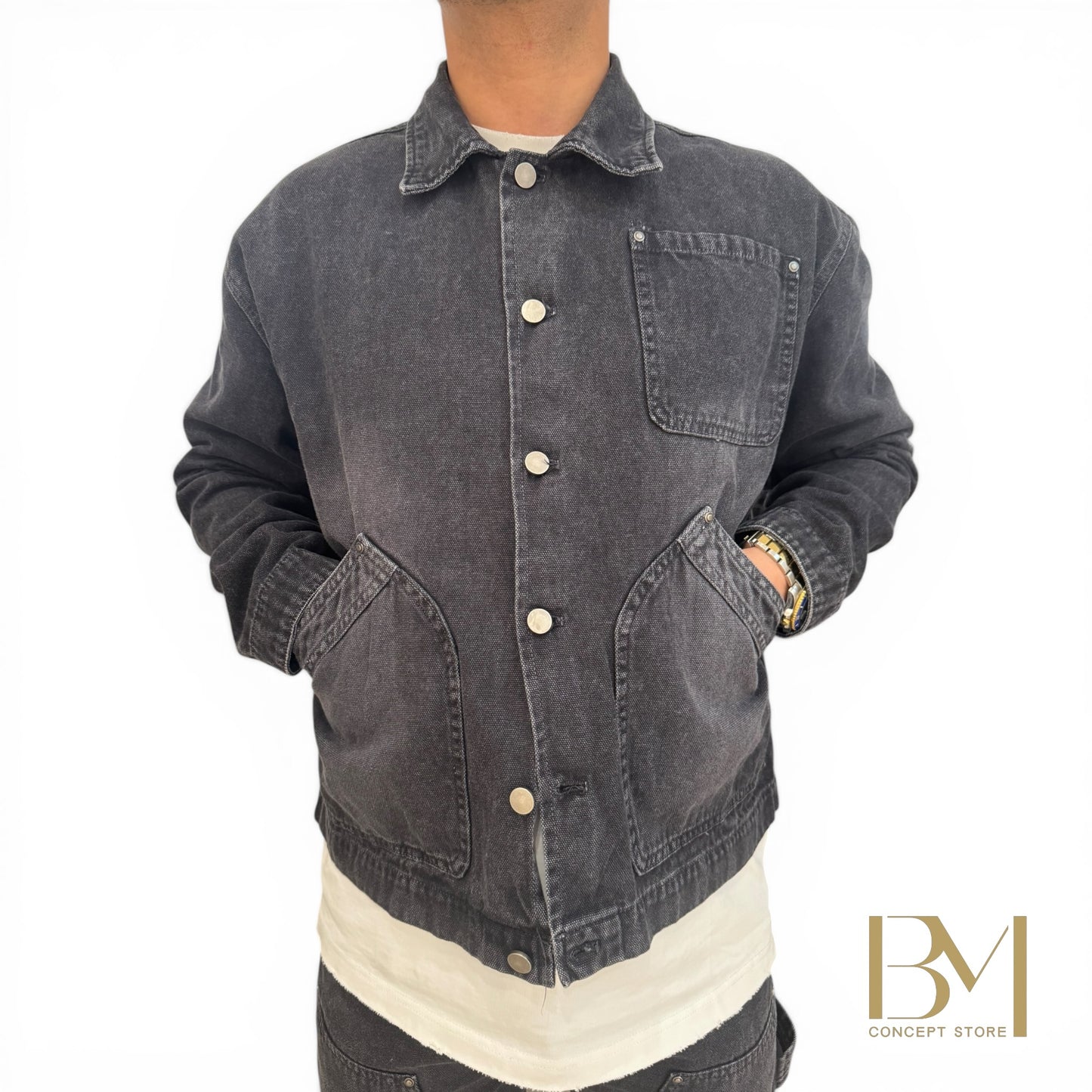 Coordinato In denim GREY
